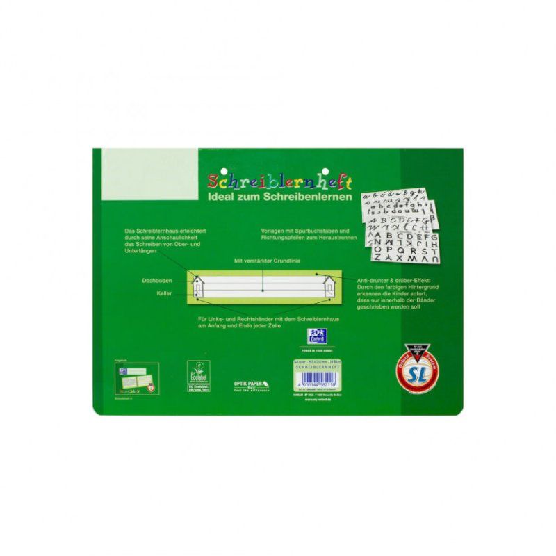 Oxford 100050089 bloc-notes A4 Vert