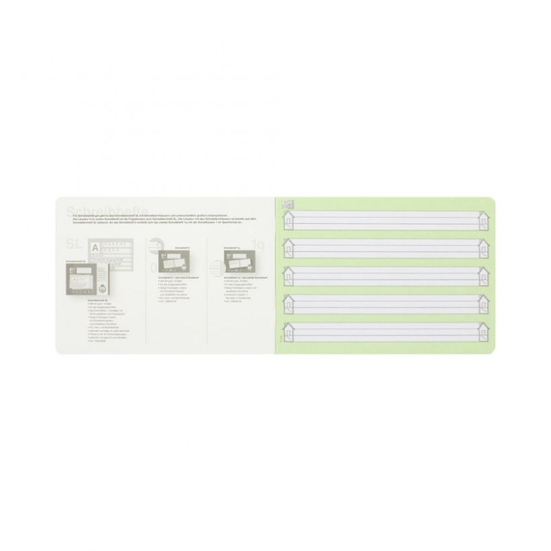 Oxford 100050100 bloc-notes A5 16 feuilles Vert