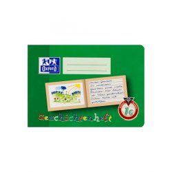 Oxford 100050103 bloc-notes A5 16 feuilles Vert