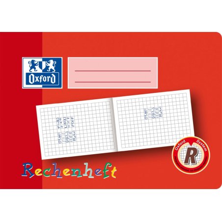 Oxford 100050106 writing notebook A5 Red