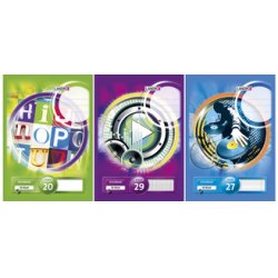 LANDRÉ Bloc note d'école format A4, réglure 28 / quadrillé