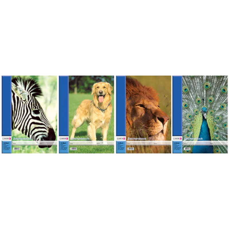 LANDRÉ Bloc à dessin A3, 100 g/m2, 10 feuilles, perforé