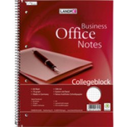 LANDRÉ Cahier "Business Office Notes", format A5, quadrillé