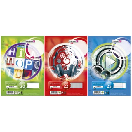 LANDRÉ Feuillets mobiles "pro terra", A4, quadrillé