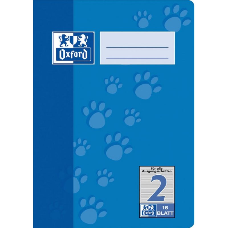 Oxford 100050407 writing notebook A5 Blue
