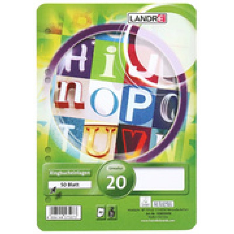 LANDRÉ Feuillets mobiles "pro terra", A5, uni