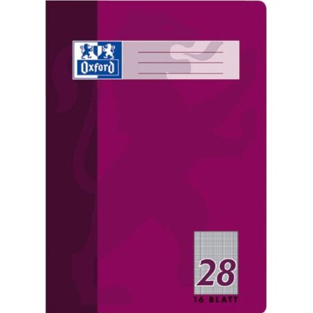 Elba 100050314 writing notebook A4 16 sheets Bordeaux