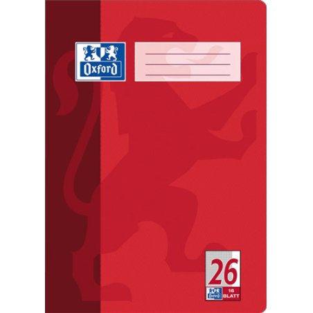 Elba 100050312 bloc-notes A4 16 feuilles Rouge
