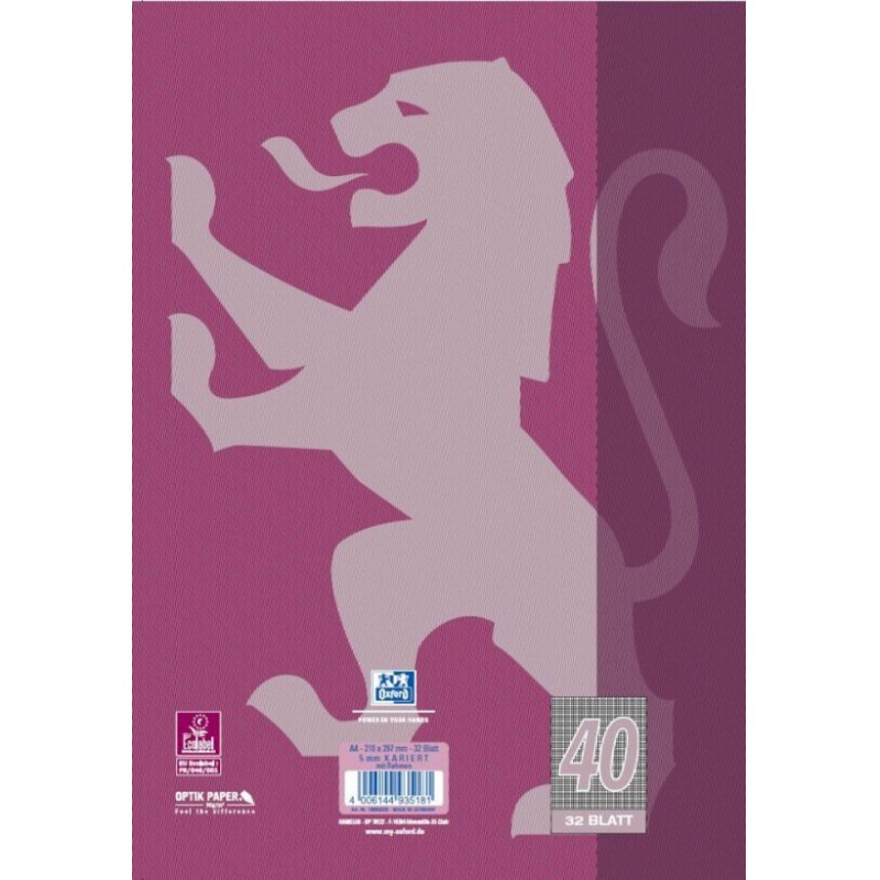 Oxford 100050335 writing notebook A4