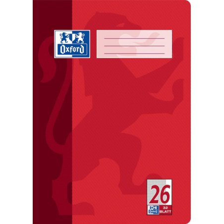 Oxford 100050330 bloc-notes A4 Rouge