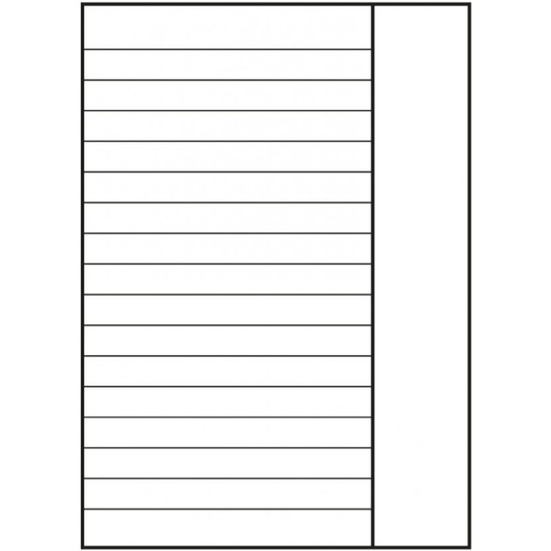 Oxford cahier scolaire, format A4, linéature 25 / ligné