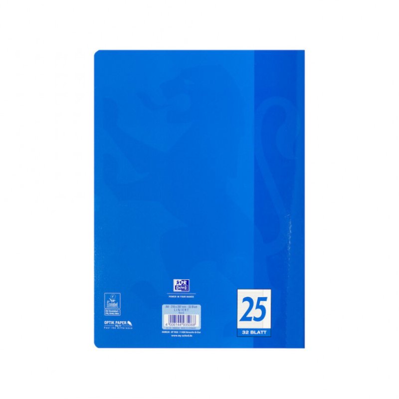 Oxford 100050329 bloc-notes A4 Bleu