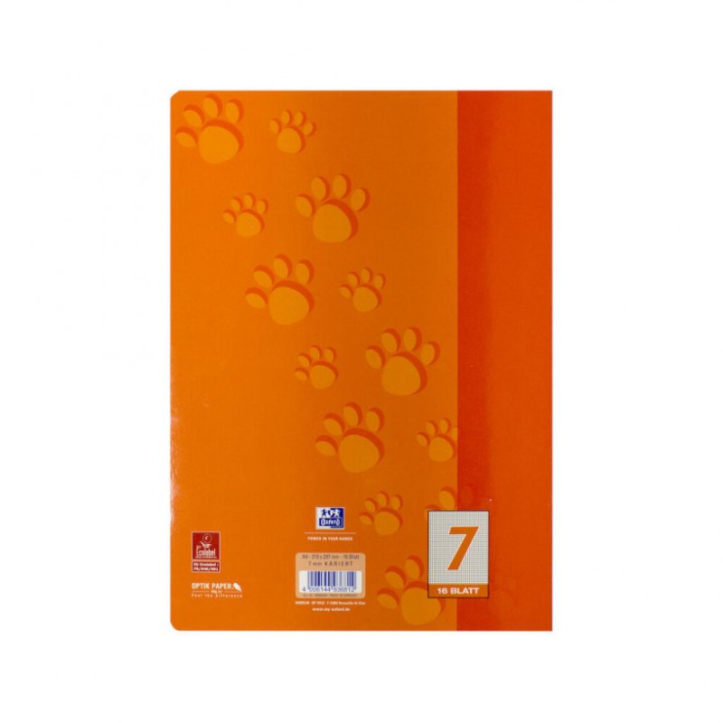 Oxford 100050403 writing notebook A4 Orange