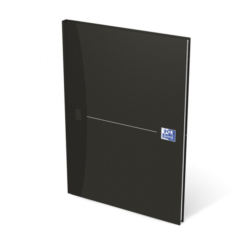 Oxford Carnet de notes "Smart Black" - relié, A4, uni