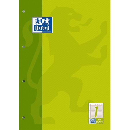 Oxford 100050340 bloc-notes A4 Vert