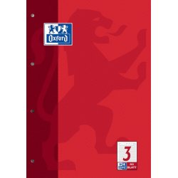 Oxford 100050342 writing notebook A4 Red