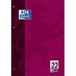 Oxford Arbeitsblock, DIN A4, 50 Blatt, kariert 5 mm