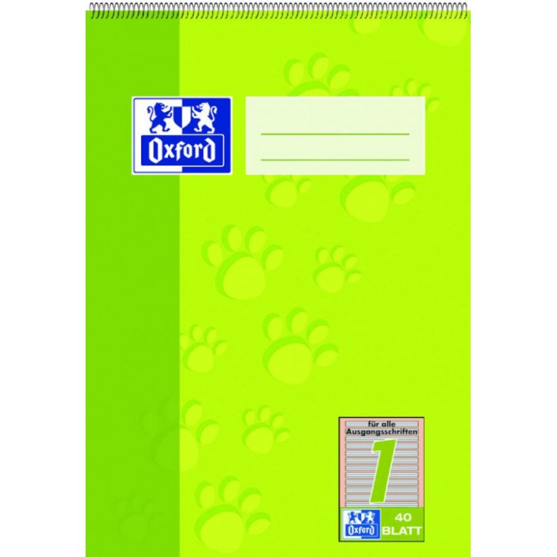 Oxford 100050384 bloc-notes A5 Vert