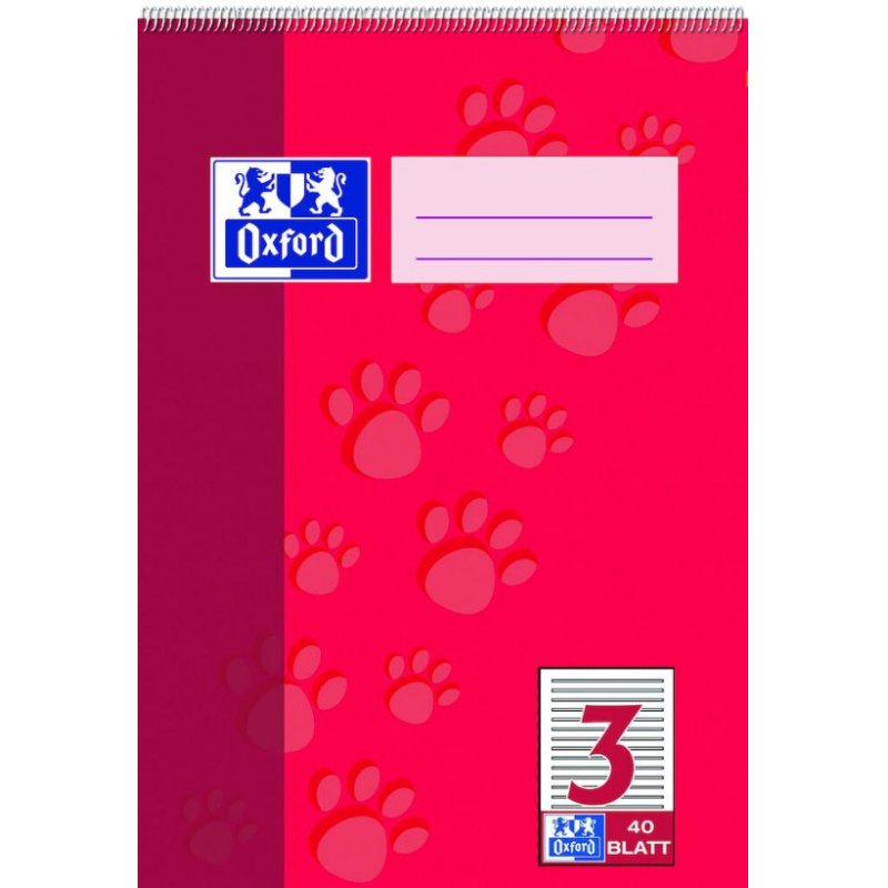 Oxford 100050386 bloc-notes A5 Rouge