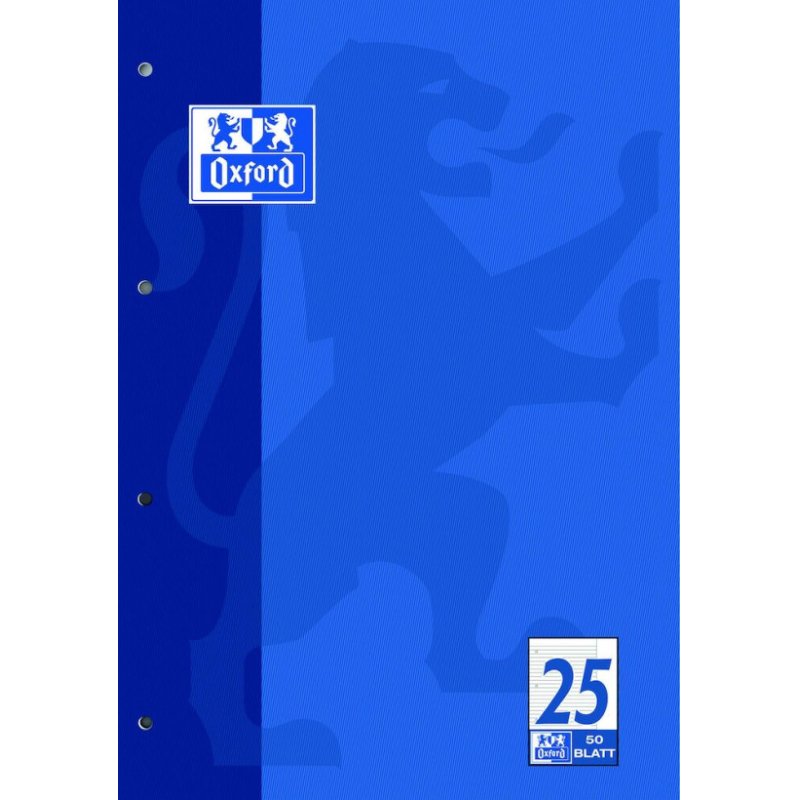 Oxford 100050350 bloc-notes A4 Bleu