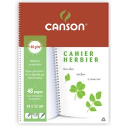 CANSON Cahier Herbier, 240 x 320 mm, 48 pages