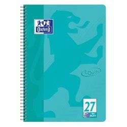 Oxford TOUCH bloc-notes A4 80 feuilles Couleur aqua