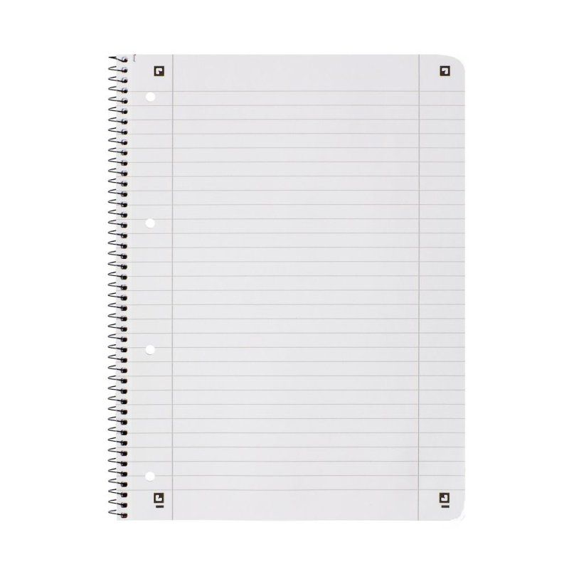 Oxford TOUCH bloc-notes A4 80 feuilles Couleur aqua