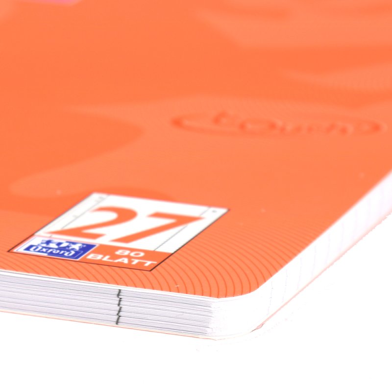 Oxford TOUCH writing notebook A4 80 sheets Coral