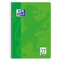 Oxford TOUCH writing notebook A4 80 sheets Green