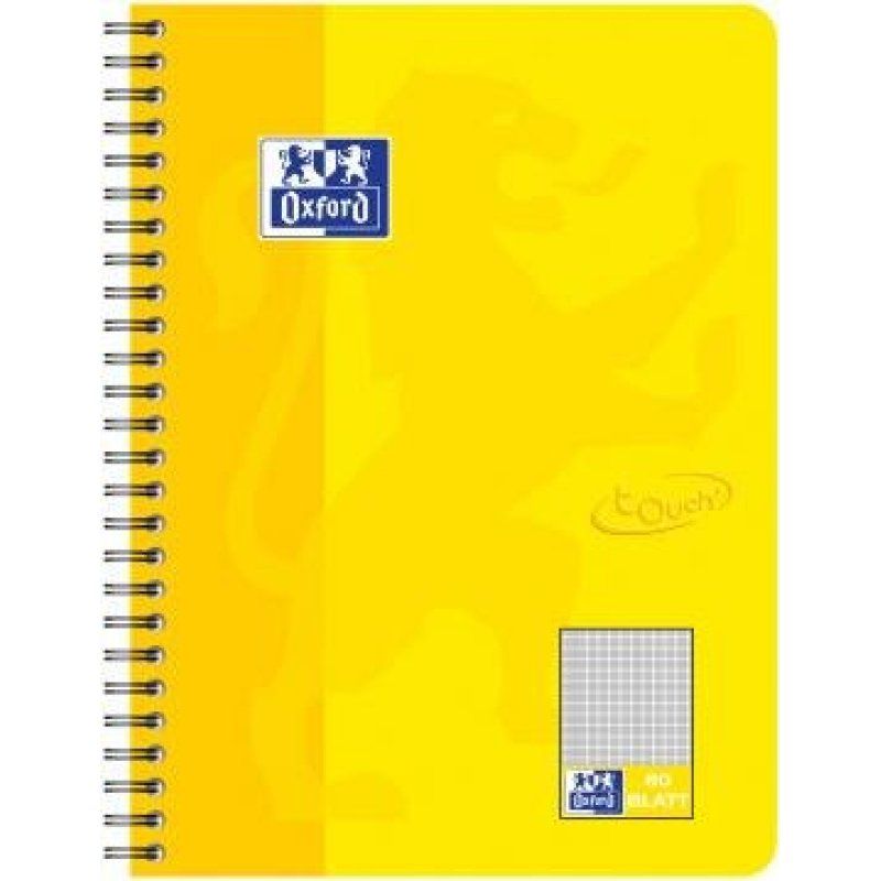 Oxford 400086495 bloc-notes A4 80 feuilles Jaune