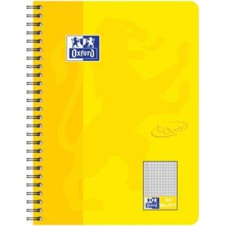Oxford 400086495 writing notebook A4 80 sheets Yellow