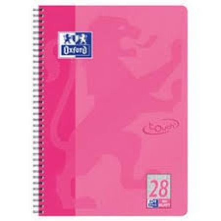 Oxford Cahier Touch, A4 , quadrillé, 160 pages, rose
