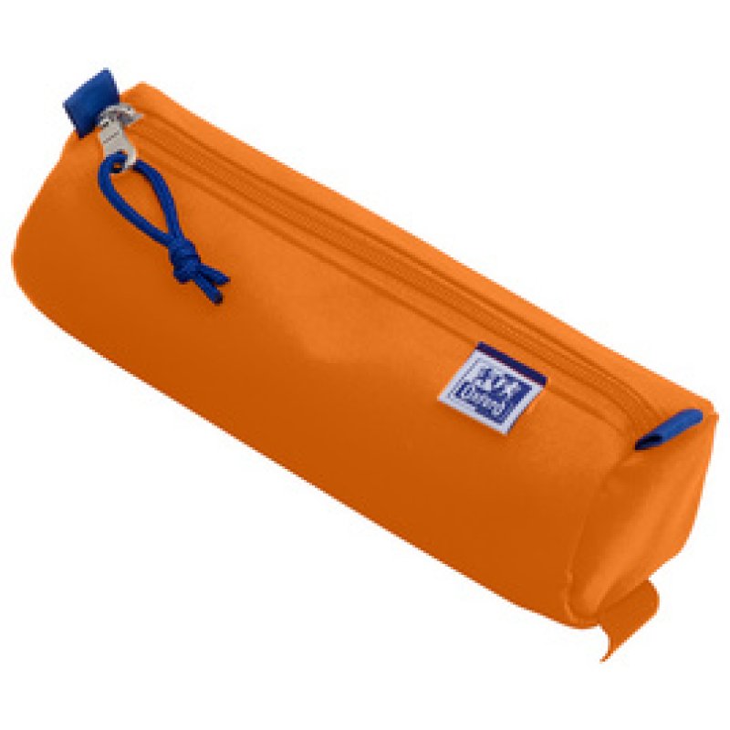 Oxford Trousse ronde, polyester, rond, grand, orange