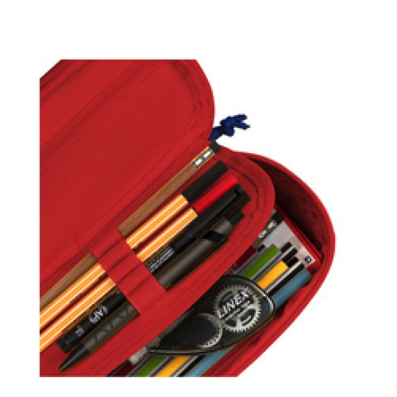 Oxford Trousse, polyester, oval, rouge