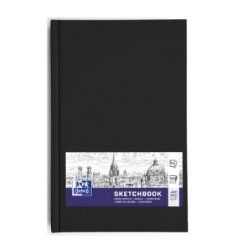 Oxford Cahier de croquis couverture rigide, A5, 96 feuilles