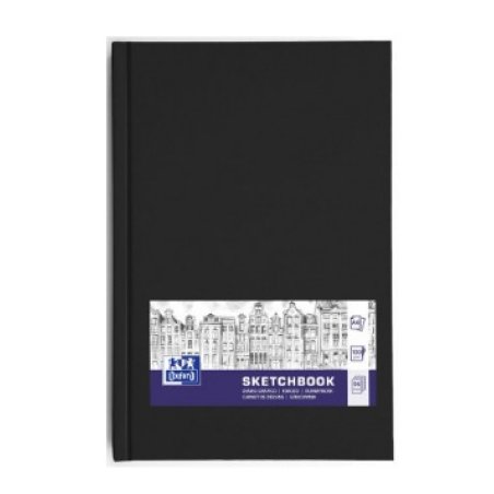 Oxford 400152626 writing notebook A6 48 sheets Black