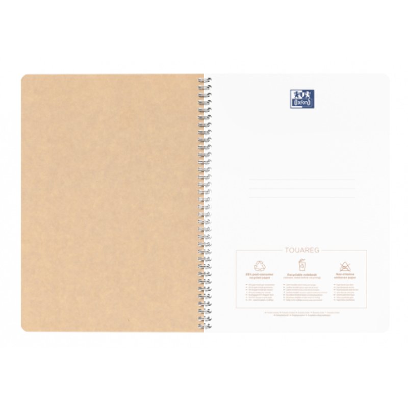 Oxford Cahier à spirales TOUAREG, A4, ligné, 90 pages