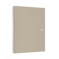 Oxford Cahier à spirales Origins, A4, ligné, beige