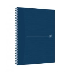 Oxford Cahier à spirales Origins, A4, quadrillé, bleu