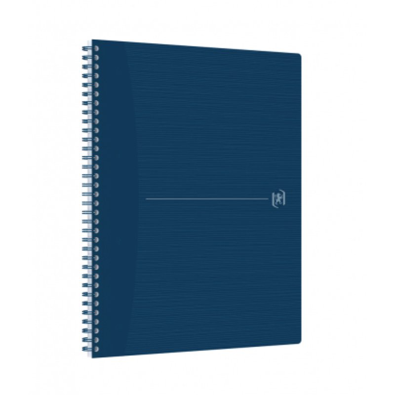 Oxford Cahier à spirales Origins, A4, quadrillé, bleu
