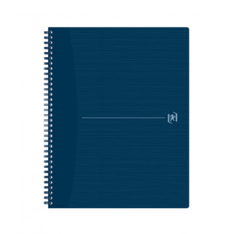 Oxford Cahier à spirales Origins, A4, quadrillé, bleu