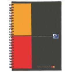 Oxford 100103165 writing notebook A5 80 sheets Grey, Orange, Red