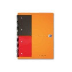 Oxford writing notebook A5 80 sheets Grey, Orange