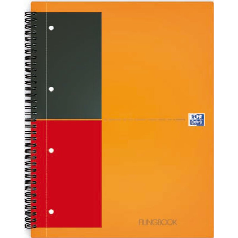 Oxford Activebook bloc-notes A4 80 feuilles Orange