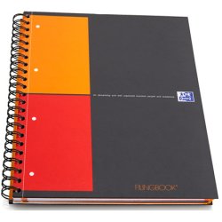 Oxford International Cahier "FILINGBOOK", A4 , quadrillé