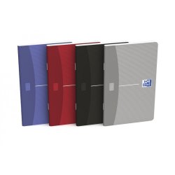 Oxford 100103545 bloc-notes Argent, Bleu, Rouge, Noir