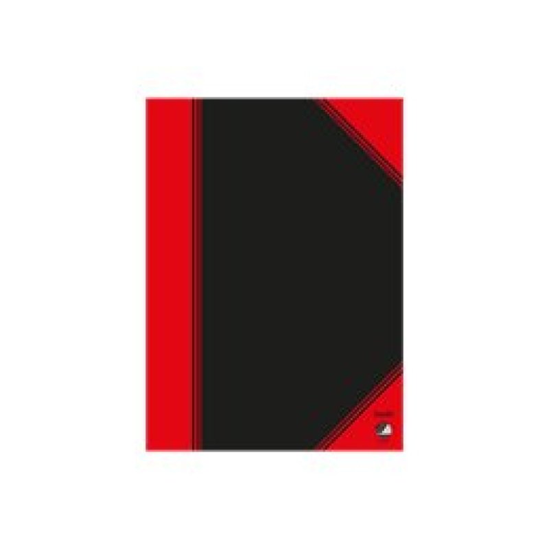 Bantex 100302817 writing notebook A5 96 sheets Black, Red