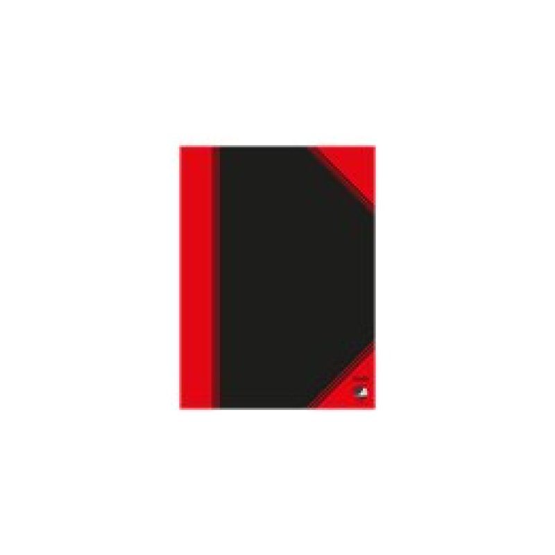 Bantex 100302833 writing notebook A6 96 sheets Black, Red