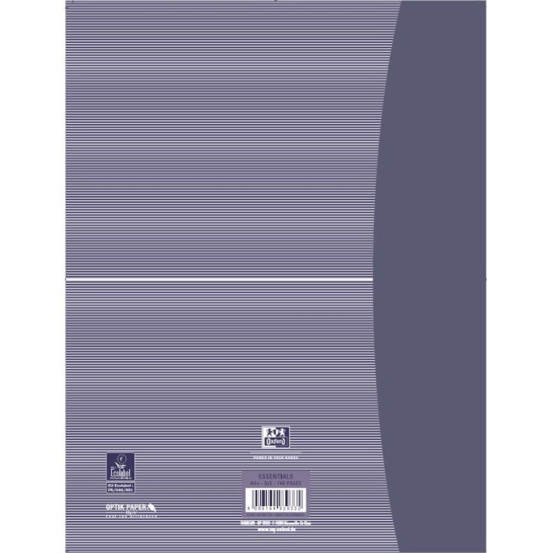 Oxford Essentials writing notebook A4 70 sheets Blue