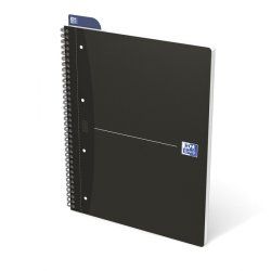 Oxford Essentials writing notebook A4 70 sheets Black